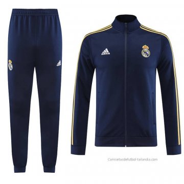 Chandal de Chaqueta del Real Madrid 2023-2024 Azul Chandal de Chaqueta del Real Madrid 2023-2024 Azul