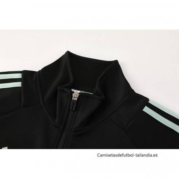Chandal de Chaqueta del Real Madrid 2024-2025 Negro Verde