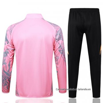 Chandal de Chaqueta del Real Madrid Dragon 2024-2025 Rosa