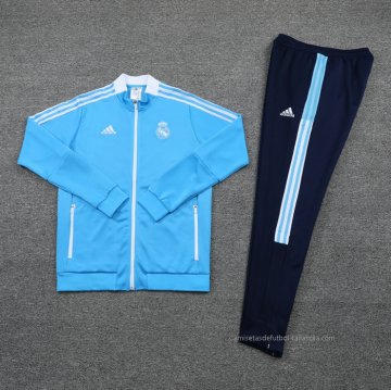 Chandal de Chaqueta del Real Madrid Nino 2021-2022 Azul