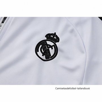 Chandal de Chaqueta del Real Madrid Nino 2025-2026 Blanco