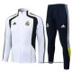 Chandal de Chaqueta del Real Madrid Nino 2025-2026 Blanco Negro