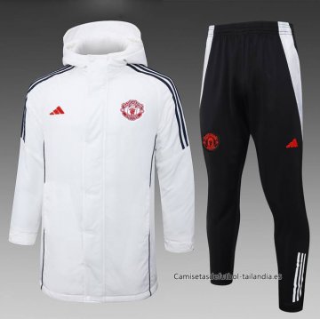 Chandal de Invierno del Manchester United 2024-2025 Blanco Chandal de Invierno del Manchester United 2024-2025 Blanco