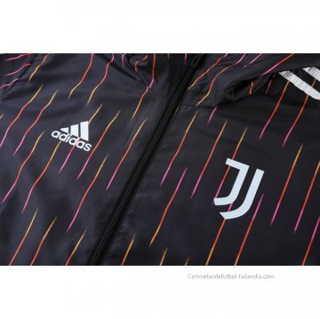 Chandal de Rompevientos del Juventus 2021-2022 Negro