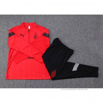 Chandal de Sudadera del AC Milan 2022-2023 Rojo