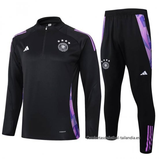 Chandal de Sudadera del Alemania 2024-2025 Negro - Haga un click en la imagen para cerrar