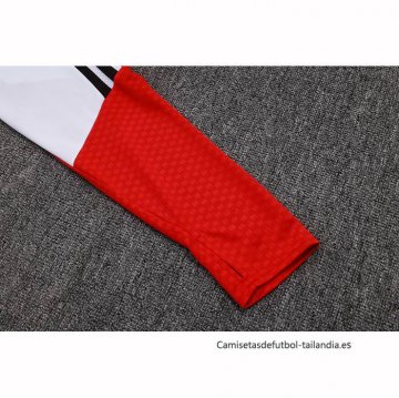 Chandal de Sudadera del Alemania Nino 2025-2026 Blanco Rojo