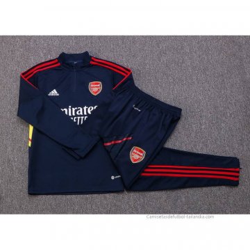Chandal de Sudadera del Arsenal Nino 2022-2023 Azul