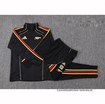 Chandal de Sudadera del Arsenal Nino 2025-2026 Negro