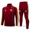 Chandal de Sudadera del Arsenal Nino 2025-2026 Rojo Amarillo Chandal de Sudadera del Arsenal Nino 2025-2026 Rojo Amarillo