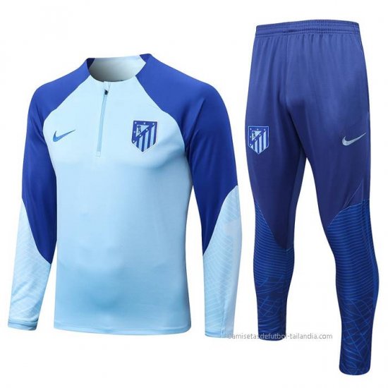Chandal de Sudadera del Atletico Madrid 2022-2023 Azul - Haga un click en la imagen para cerrar