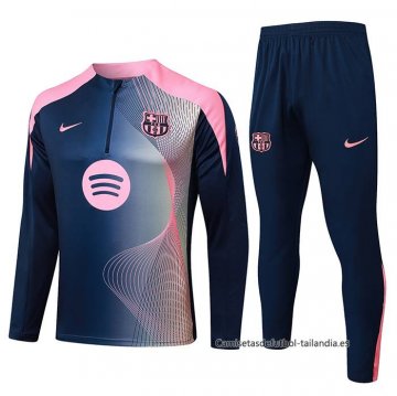 Chandal de Sudadera del Barcelona 2025-2026 Azul Rosa Chandal de Sudadera del Barcelona 2025-2026 Azul Rosa