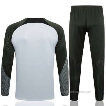 Chandal de Sudadera del Barcelona 2023-2024 Gris