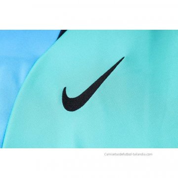 Chandal de Sudadera del Barcelona Nino 2022-2023 Verde
