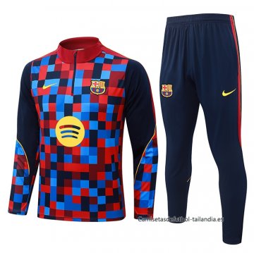 Chandal de Sudadera del Barcelona Nino 2026-2027 Azul Rojo Chandal de Sudadera del Barcelona Nino 2026-2027 Azul Rojo