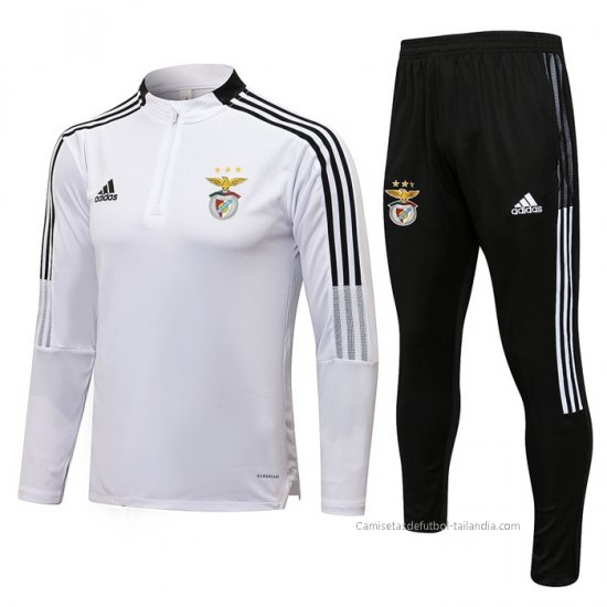 Chandal de Sudadera del Benfica 2021-2022 Blanco - Haga un click en la imagen para cerrar