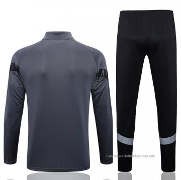 Chandal de Sudadera del Borussia Dortmund 2022-2023 Gris