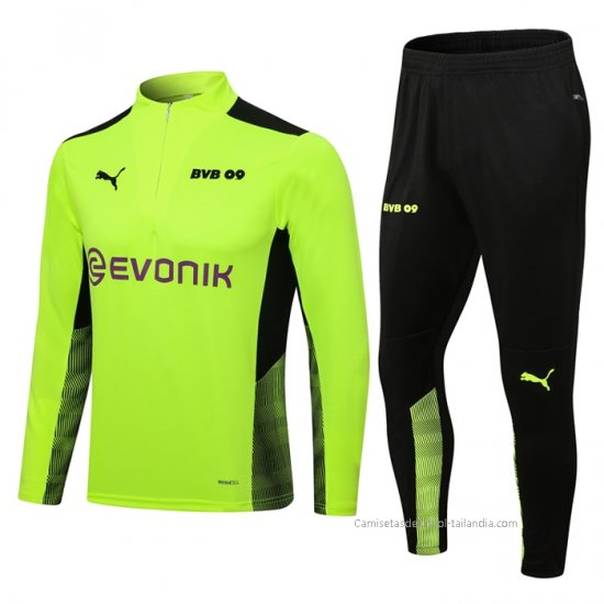 Chandal de Sudadera del Borussia Dortmund 2021-2022 Verde - Haga un click en la imagen para cerrar