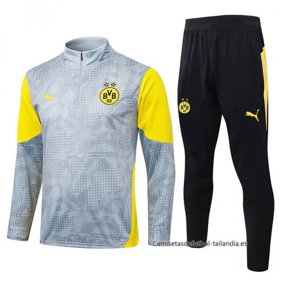 Chandal de Sudadera del Borussia Dortmund 2025-2026 Gris - Haga un click en la imagen para cerrar