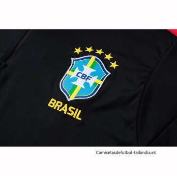 Chandal de Sudadera del Brasil 2026-2027 Negro Rojo