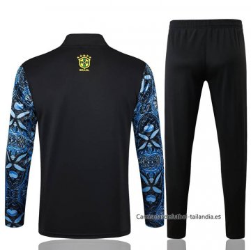 Chandal de Sudadera del Brasil Jesus 2024-2025 Azul