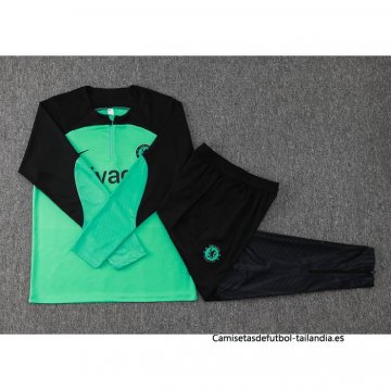 Chandal de Sudadera del Chelsea Nino 2023-2024 Verde