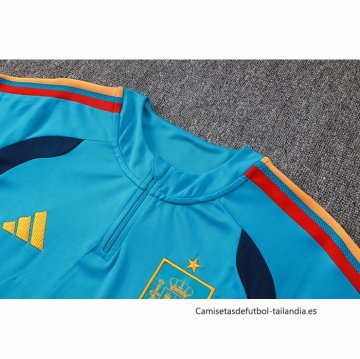 Chandal de Sudadera del Espana Nino 2026-2027 Azul