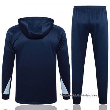 Chandal de Sudadera del Francia 2024-2025 Azul Oscuro