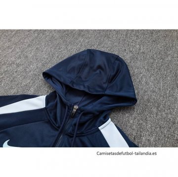 Chandal de Sudadera del Francia 2024-2025 Azul Oscuro