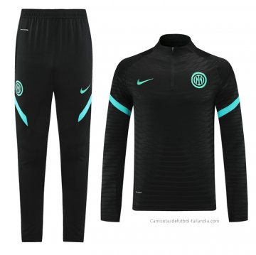Chandal de Sudadera del Inter Milan 2021-2022 Negro Chandal de Sudadera del Inter Milan 2021-2022 Negro