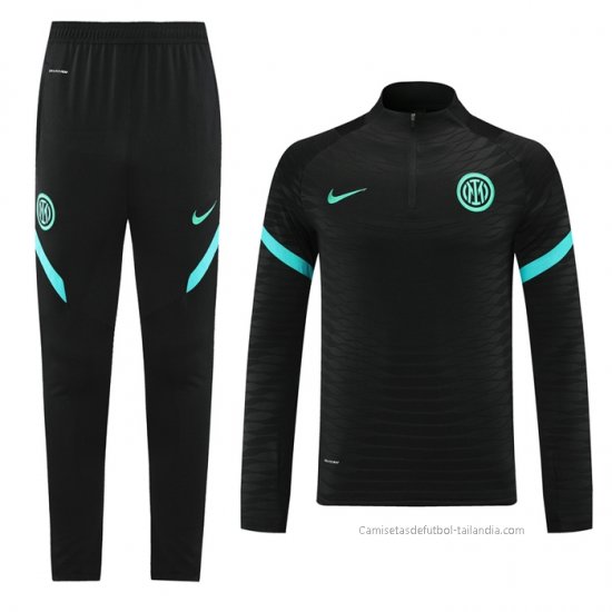 Chandal de Sudadera del Inter Milan 2021-2022 Negro - Haga un click en la imagen para cerrar