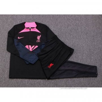 Chandal de Sudadera del Liverpool Nino 2022-2023 Negro
