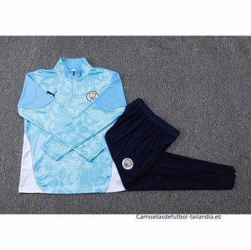 Chandal de Sudadera del Manchester City 2025-2026 Azul