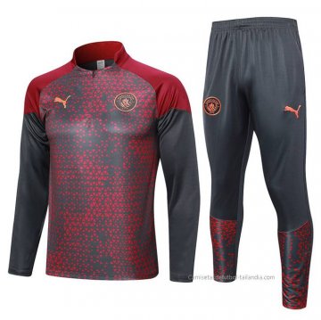 Chandal de Sudadera del Manchester City 2023-2024 Rojo Chandal de Sudadera del Manchester City 2023-2024 Rojo