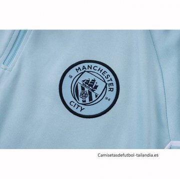 Chandal de Sudadera del Manchester City Nino 2025-2026 Azul