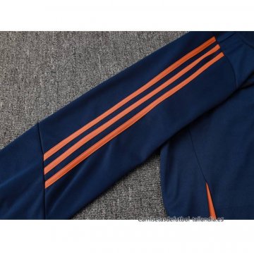 Chandal de Sudadera del Manchester United 2024-2025 Azul
