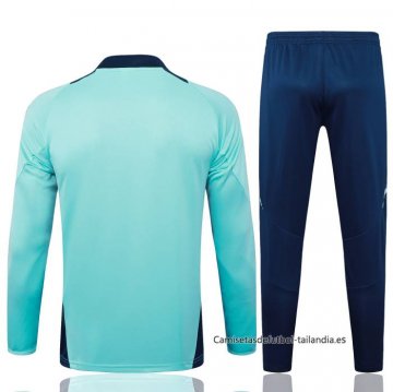 Chandal de Sudadera del Manchester United Nino 2024-2025 Verde