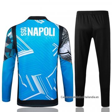 Chandal de Sudadera del Napoli 2024-2025 Azul
