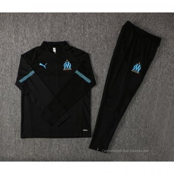 Chandal de Sudadera del Olympique Marsella 2021-2022 Negro