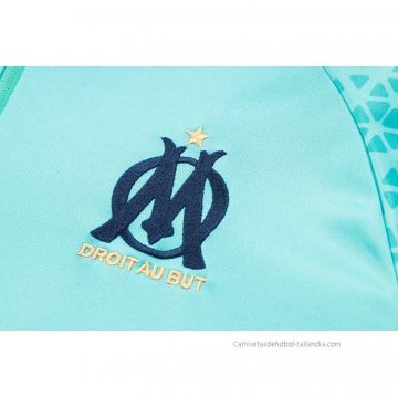 Chandal de Sudadera del Olympique Marsella Nino 2023-2024 Verde