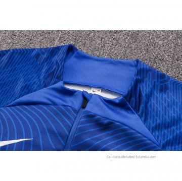 Chandal de Sudadera del Paises Bajos 2022-2023 Azul