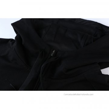Chandal de Sudadera del Paris Saint-Germain 2021-2022 Negro y Rosa