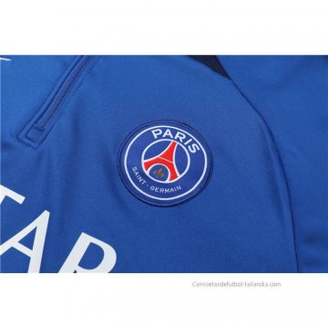 Chandal de Sudadera del Paris Saint-Germain 2022-2023 Azul Oscuro