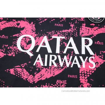 Chandal de Sudadera del Paris Saint-Germain 2022-2023 Negro y Rosa