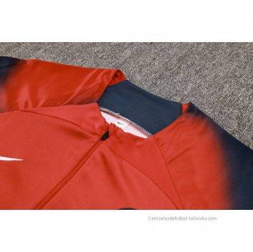 Chandal de Sudadera del Paris Saint-Germain 2023-2024 Rojo