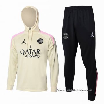 Chandal de Sudadera del Paris Saint-Germain 2024-2025 Amarillo Chandal de Sudadera del Paris Saint-Germain 2024-2025 Amarillo