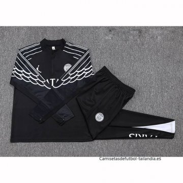 Chandal de Sudadera del Paris Saint-Germain 2025-2026 Negro