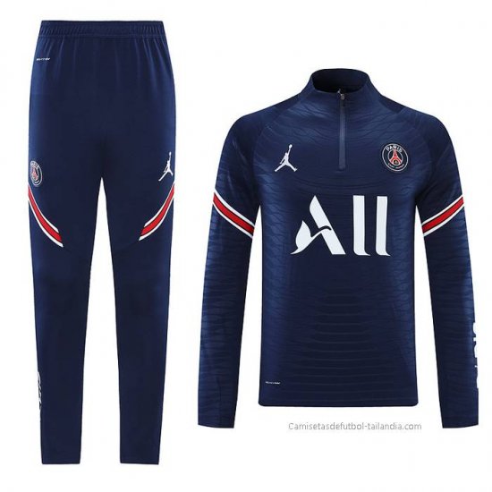 Chandal de Sudadera del Paris Saint-Germain Jordan 2022-2023 Azul - Haga un click en la imagen para cerrar