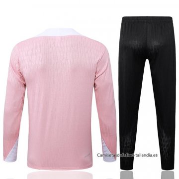 Chandal de Sudadera del Paris Saint-Germain Jordan 2024-2025 Rosa