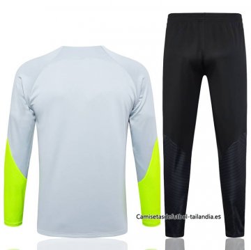 Chandal de Sudadera del Paris Saint-Germain Nino 2023-2024 Gris